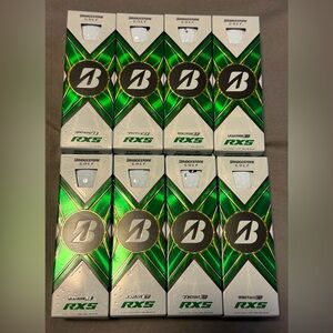 2 dozen BRAND NEW IN BOX 2024 Bridgestone Tour B RXS golf balls White